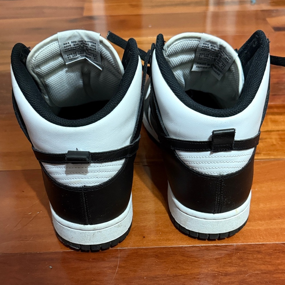 Nike Black and White High-Tops - Picture 2 of 8